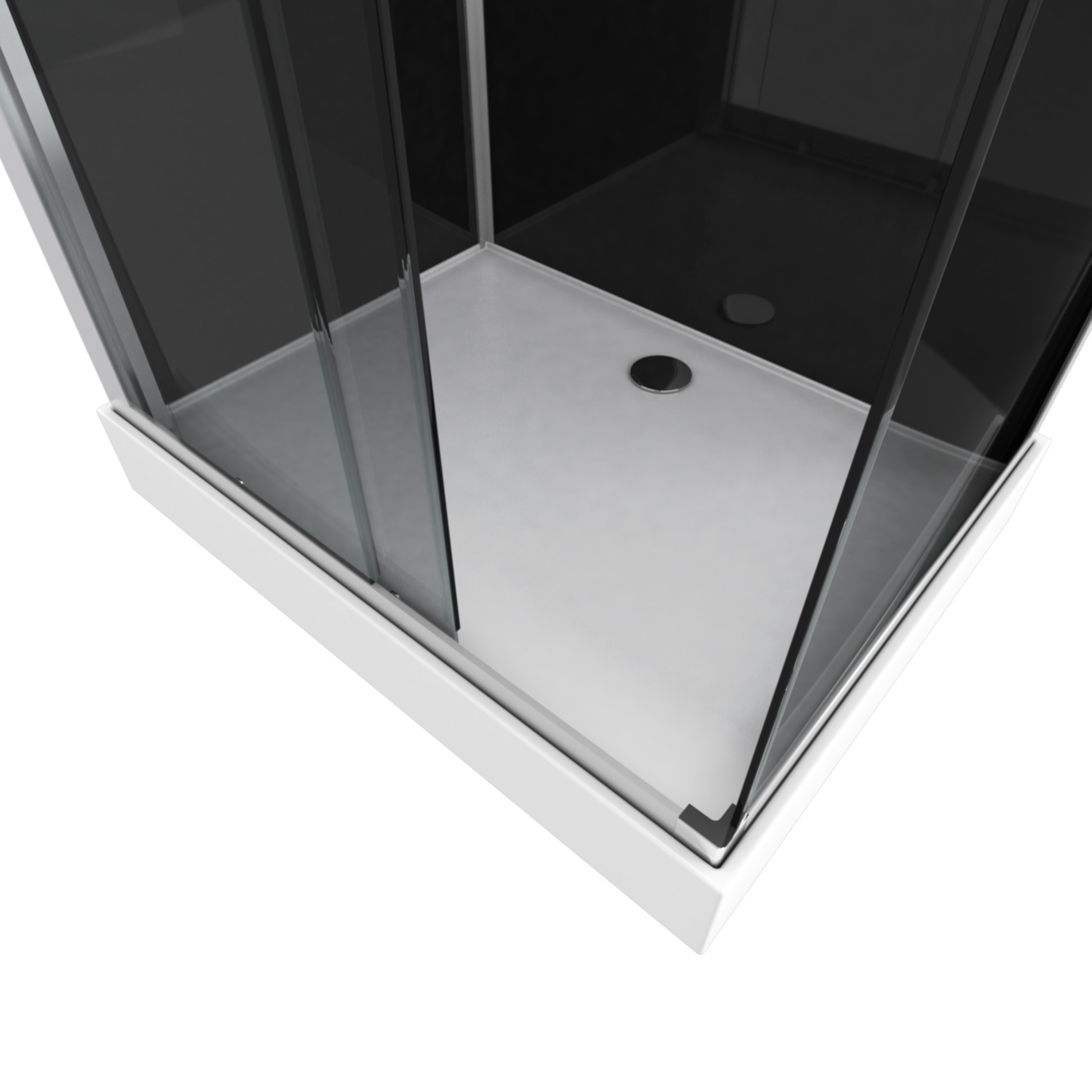 Cabine de douche rectangle 110 x 80 x 215cm - RAVEN