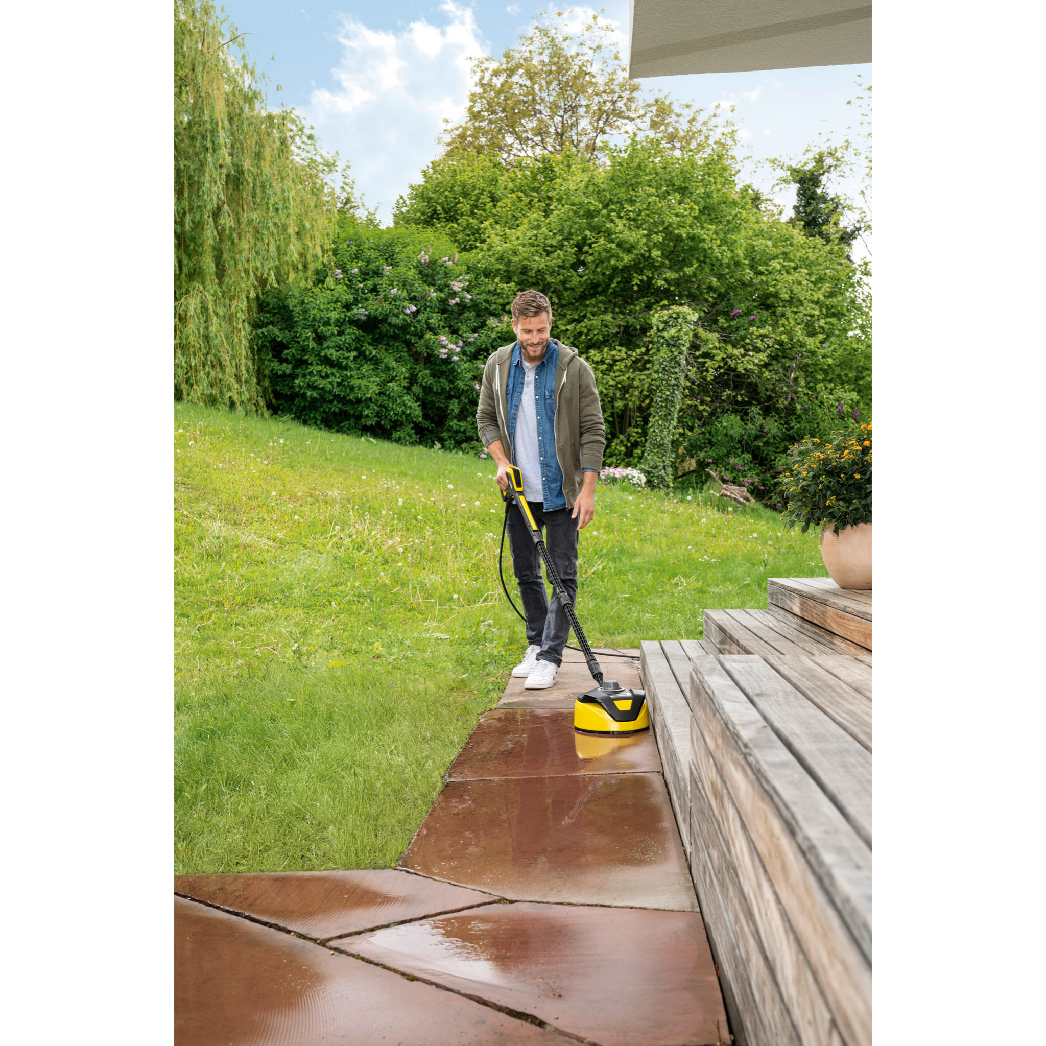 Brosse rotative terrasse Karcher T-Racer T 5 - accessoire NHP K2/K3/K4/K5/K7