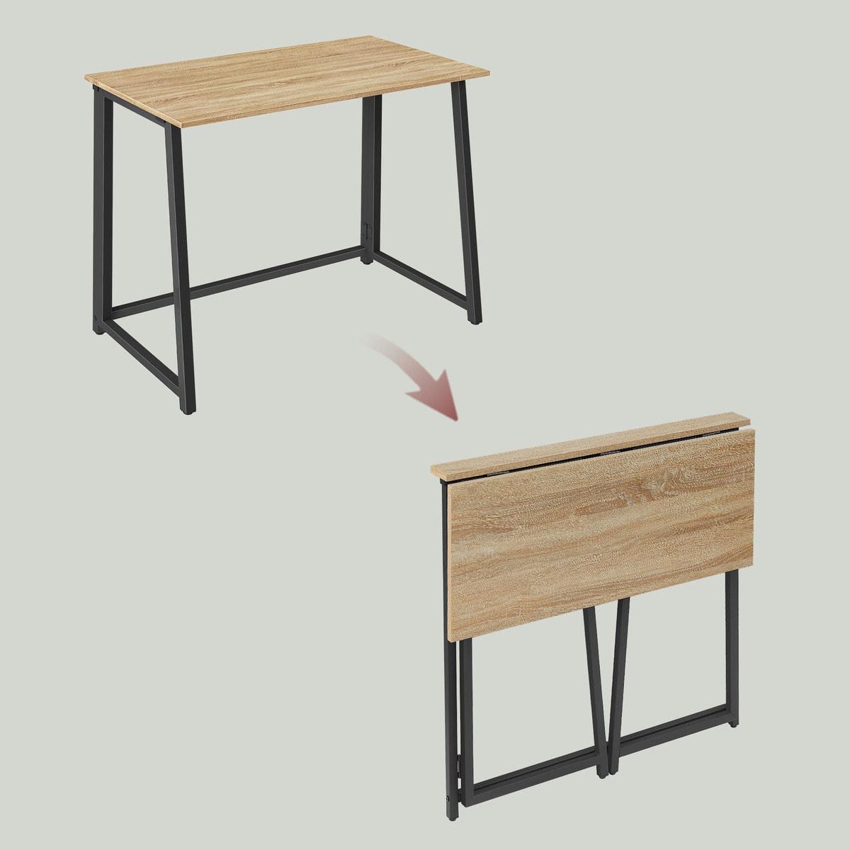 Scrivania per computer MAX 1.0 rovere sonoma e nero