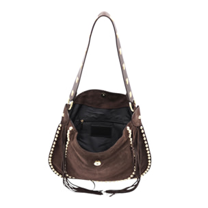 Bolso de hombro Cheval Firenze Dalia Marrón Oscuro