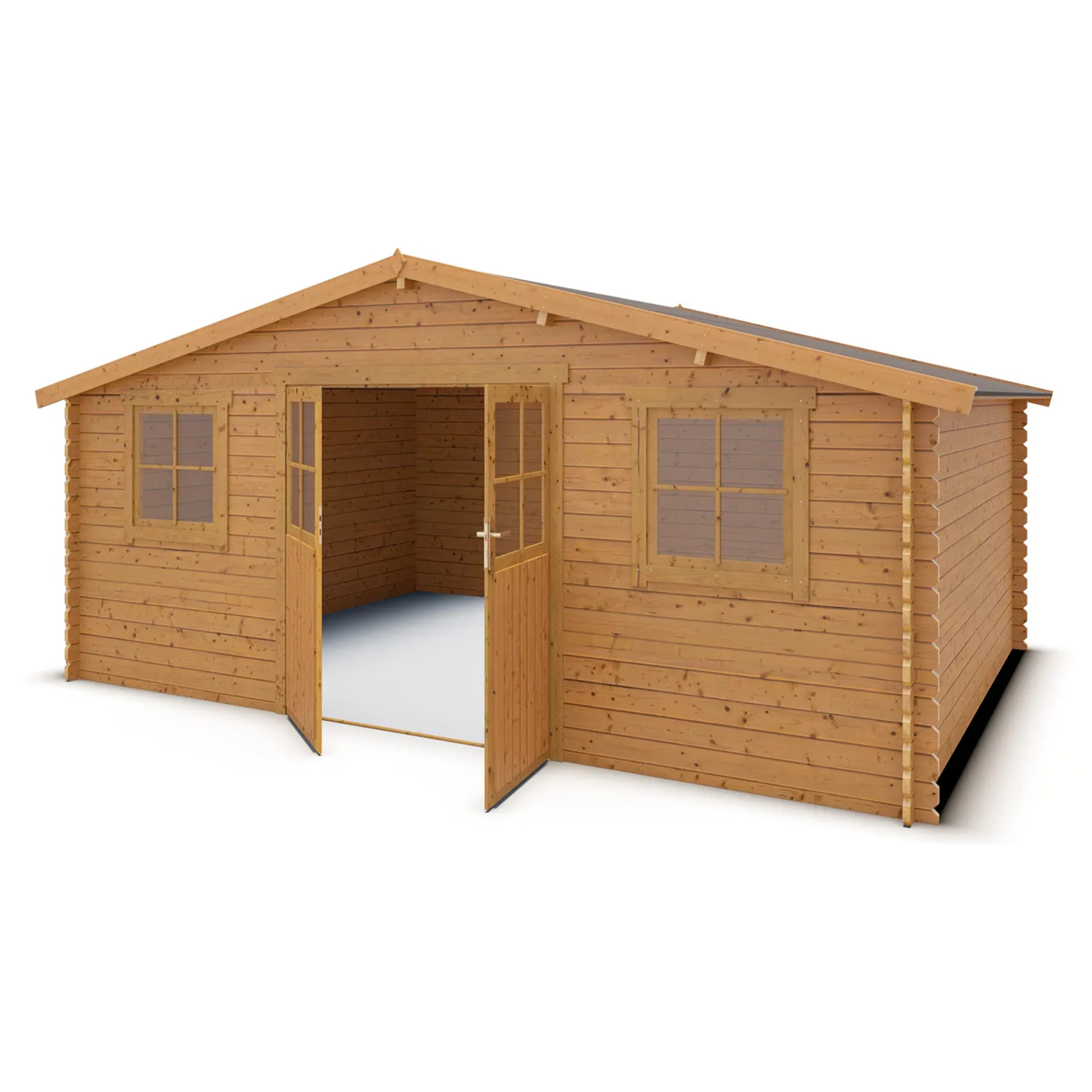 Abri de jardin Neptune - bois marron - 19,5 m²