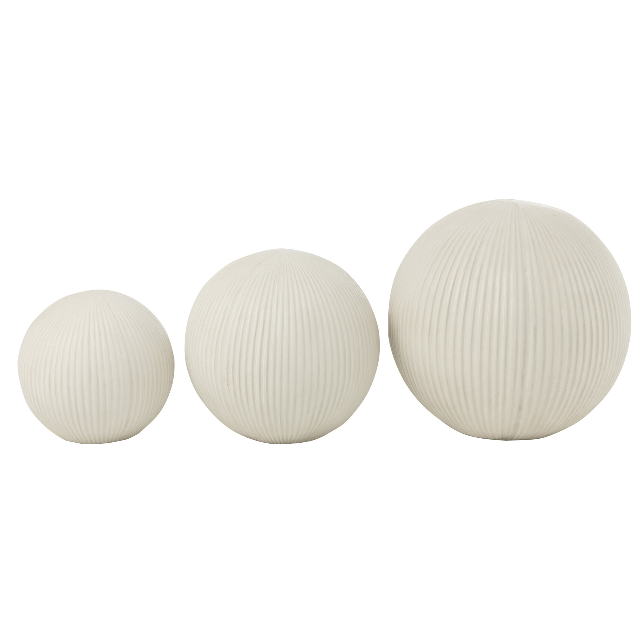 J-Line Balle Deco Argile Blanc Large
