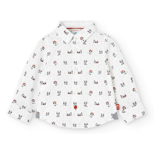 Camisa popelín de bebé niño -BCI