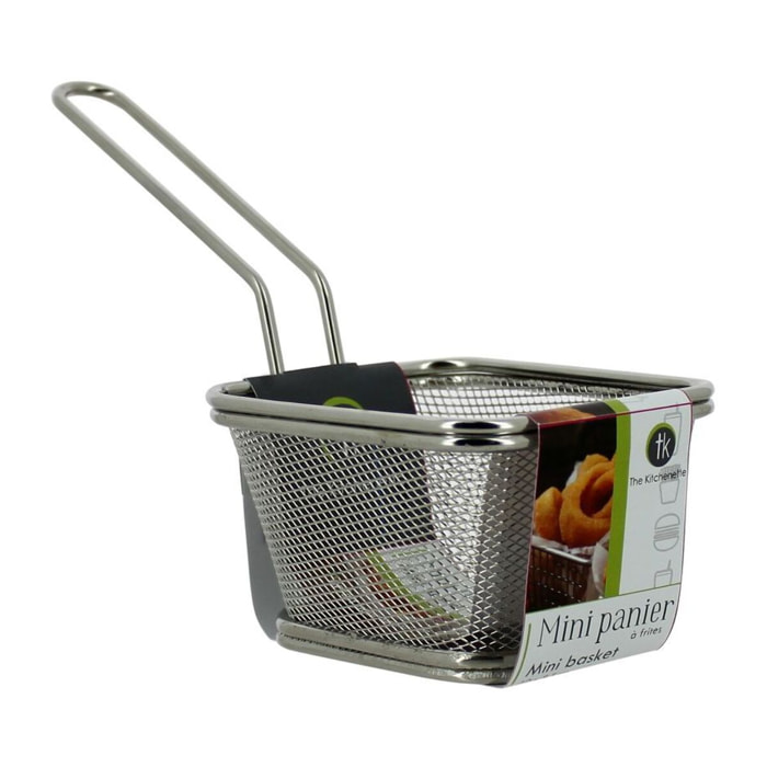 Mini panier à frites en acier inoxydable