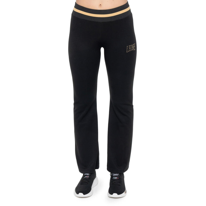 Pantalone invernale da donna a zampa Leone 1947 Gold Studs