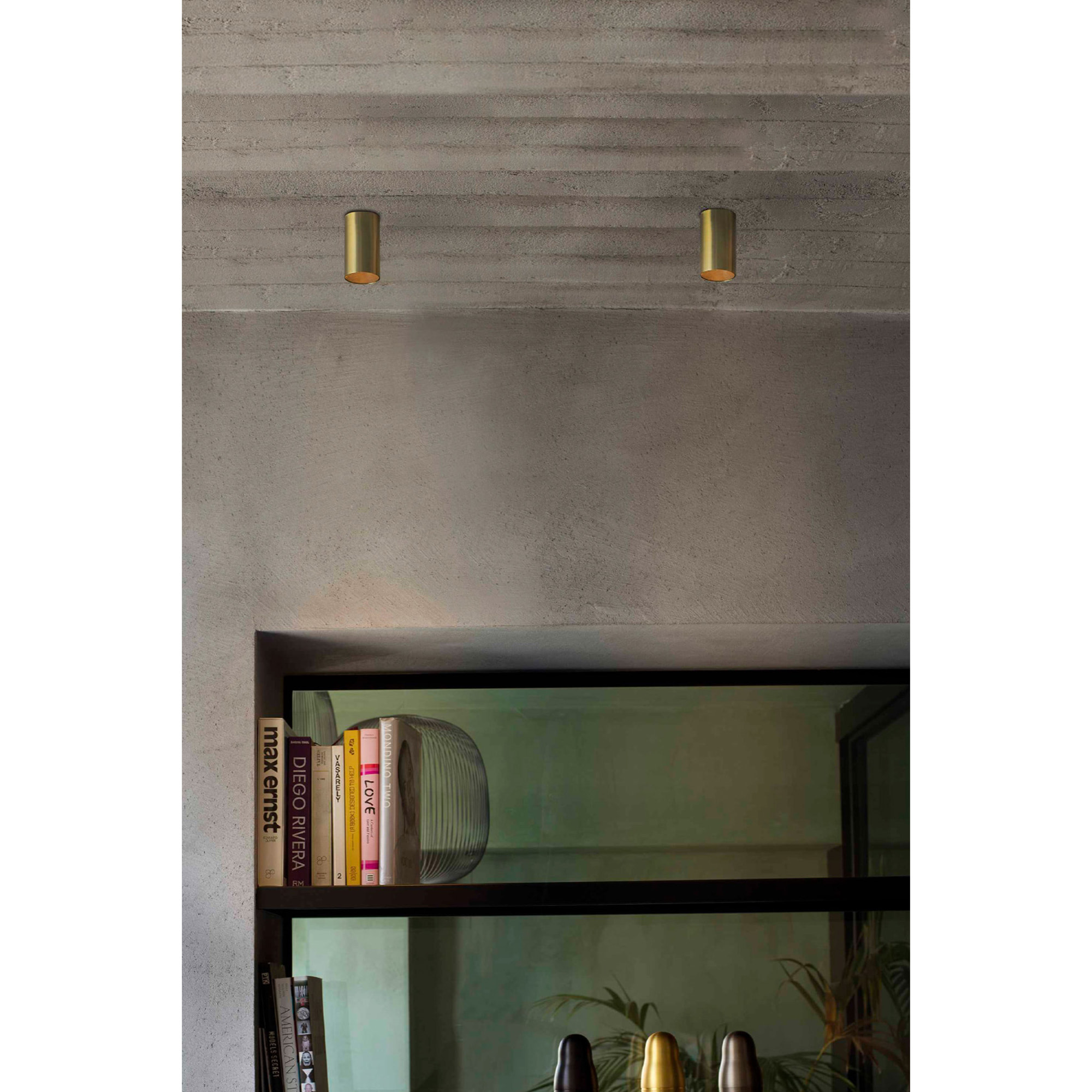 STAN Plafonnier en or satiné