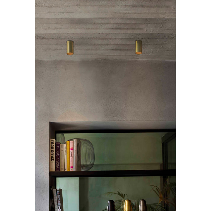 STAN Plafonnier en or satiné