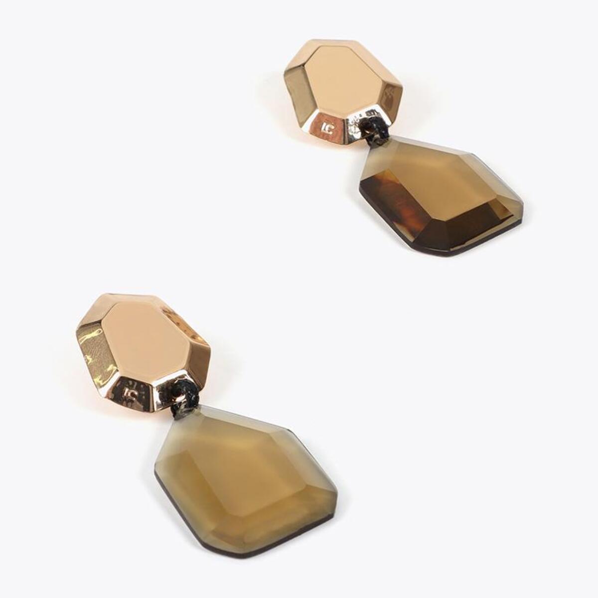 Orecchini geometrici combinati