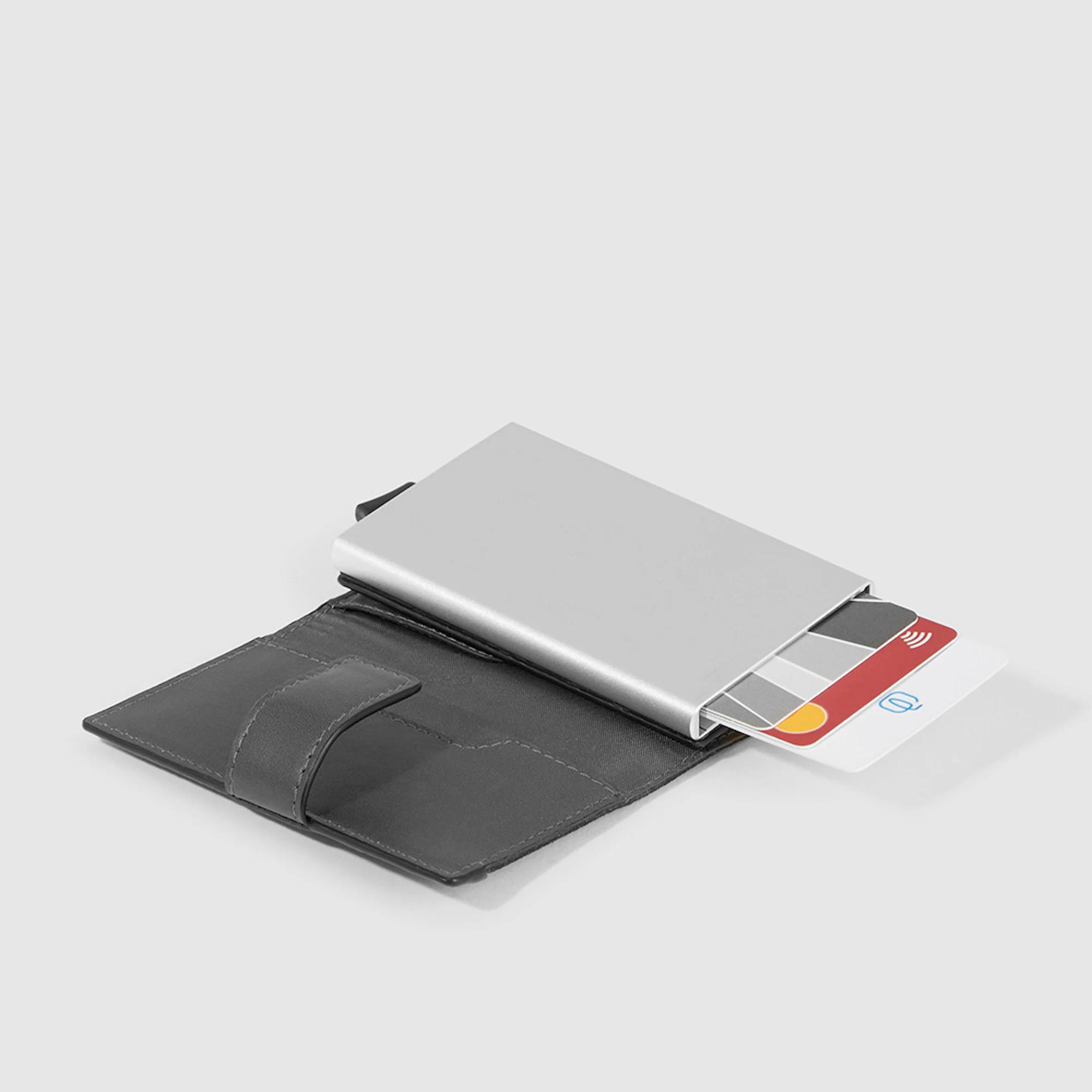 Piquadro Credit card holder case in metal