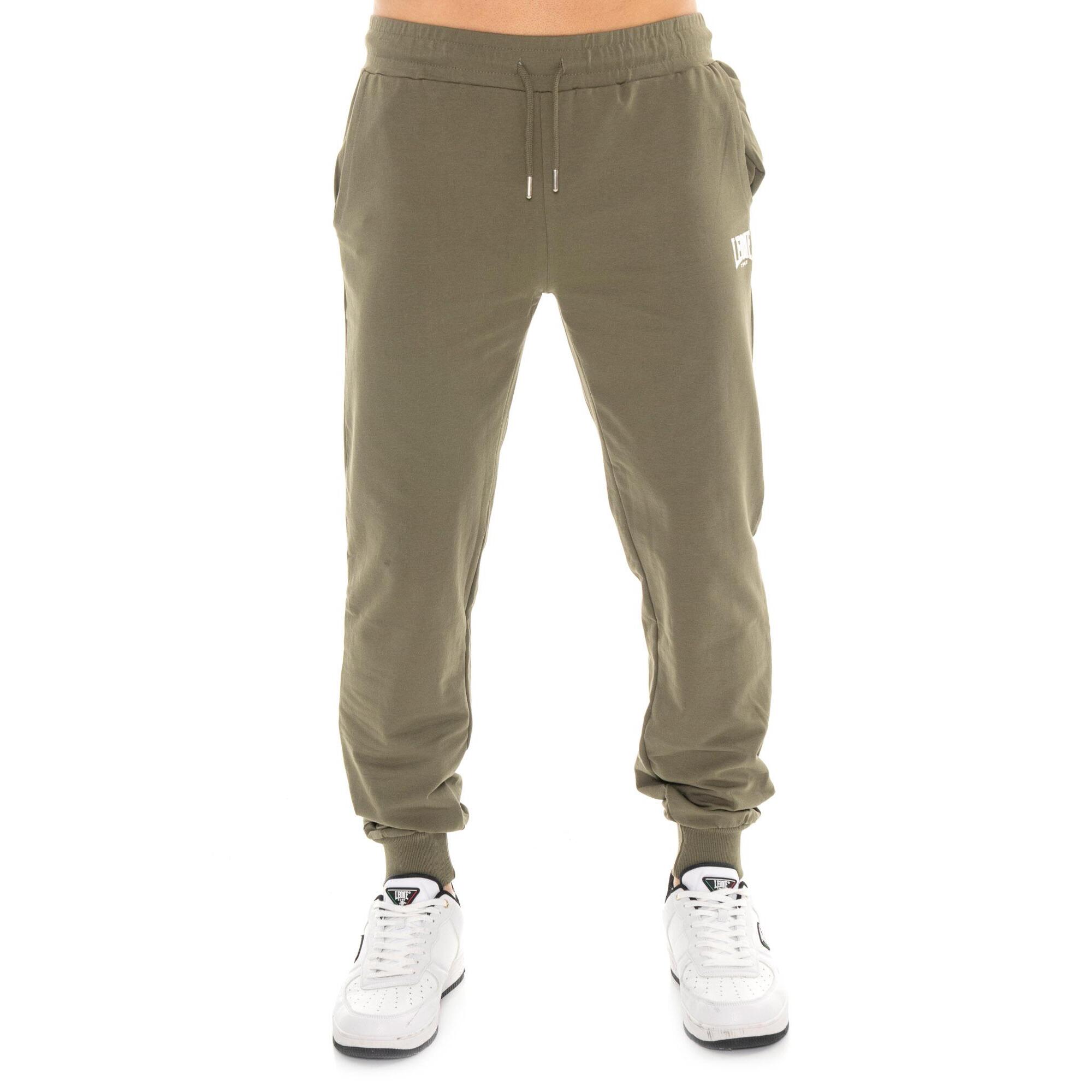 Pantaloni sportivi con polsini da uomo Leone Basic