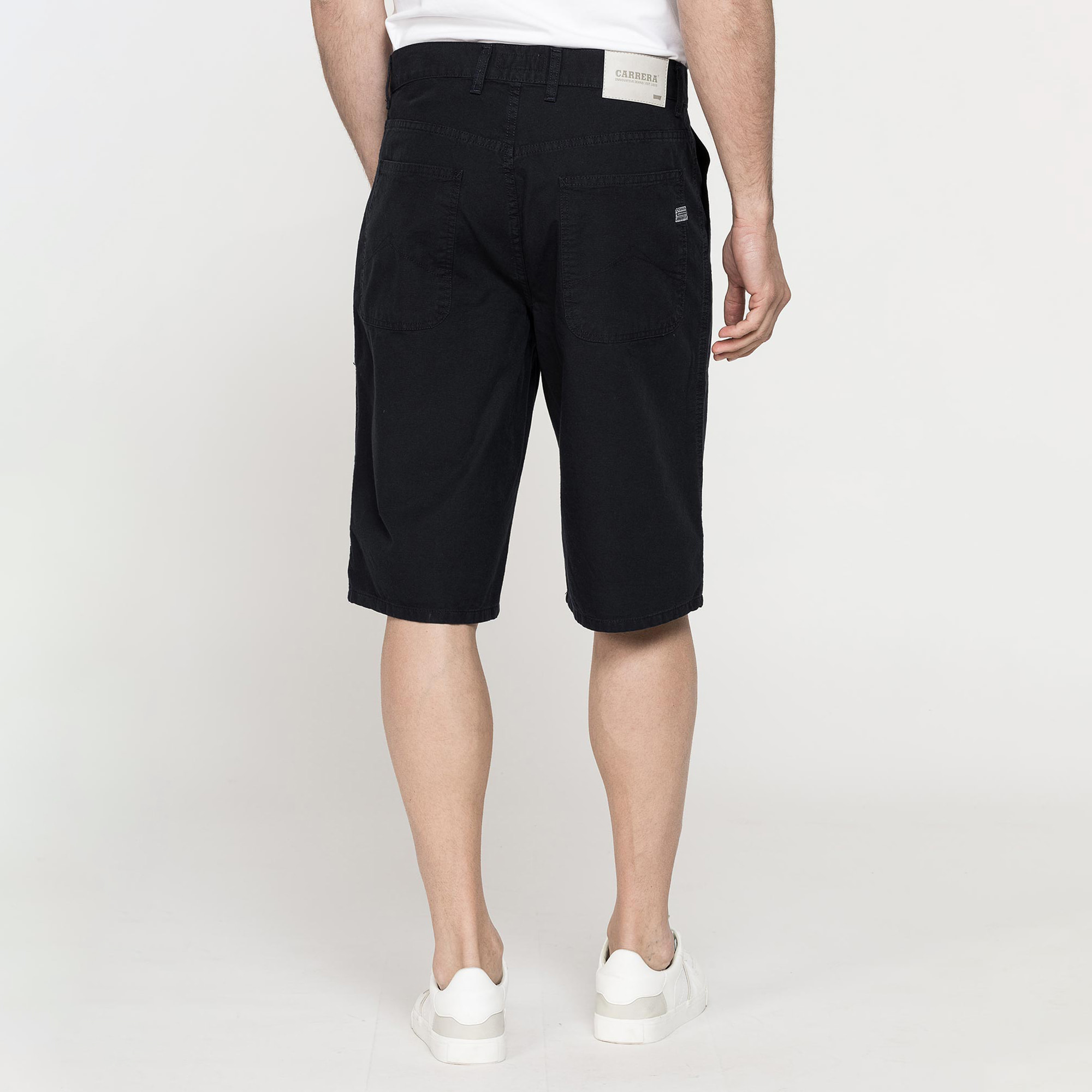 BERMUDA TINTA UNITA IN TELA DI COTONE