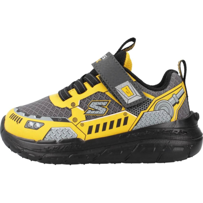 Zapatillas Niño Skech Tracks Negro