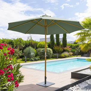 Parasol droit Tinaei Vert olive