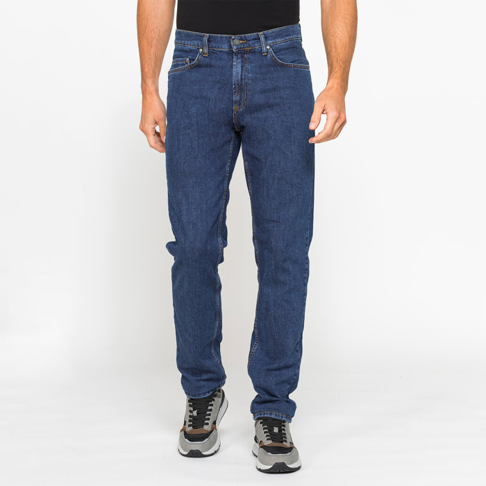 JEANS 5 TASCHE MOD. 700 IN DENIM ELASTICIZZATO 13 oz.