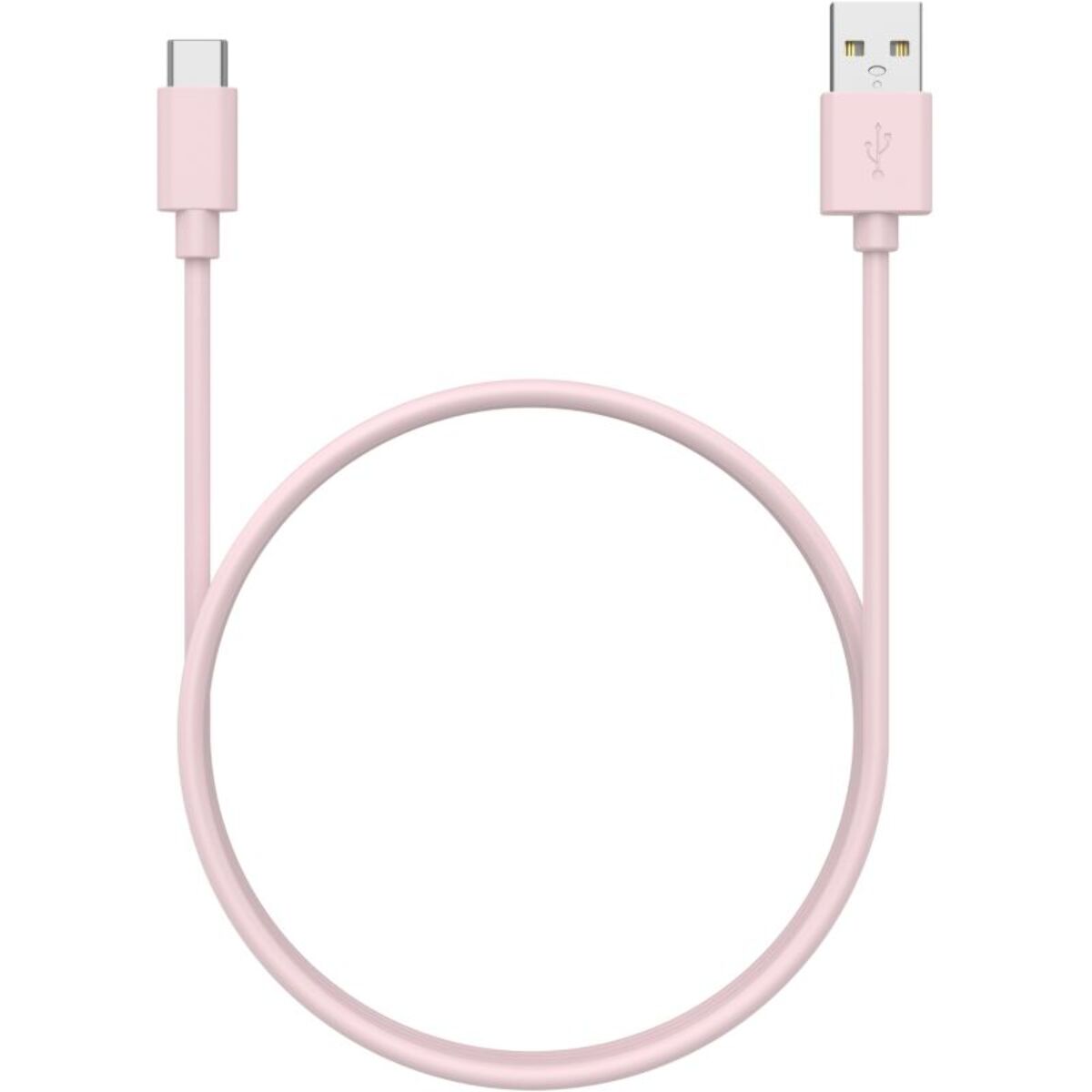 Câble de charge ESSENTIELB USB-A 1M vers USB-C Rose