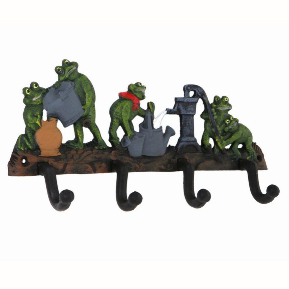 Appendino in ghisa ranocchi lavorato da 4 posti cm26x5h13