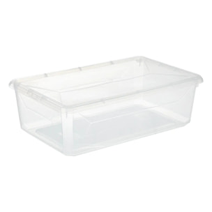 Boîte en plastique transparente 6,5L Simply+