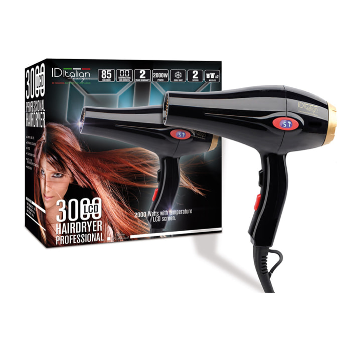 Seches cheveux dislplay lcd