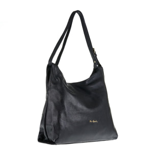 Borsa a spalla da donna Made in Italy - Modello Divina - 100% pelle - 36.0 x 31.0 x 12.0 cm