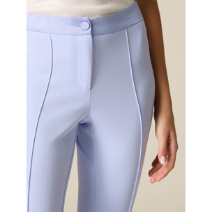 Oltre - Pantaloni flare - Azzurro