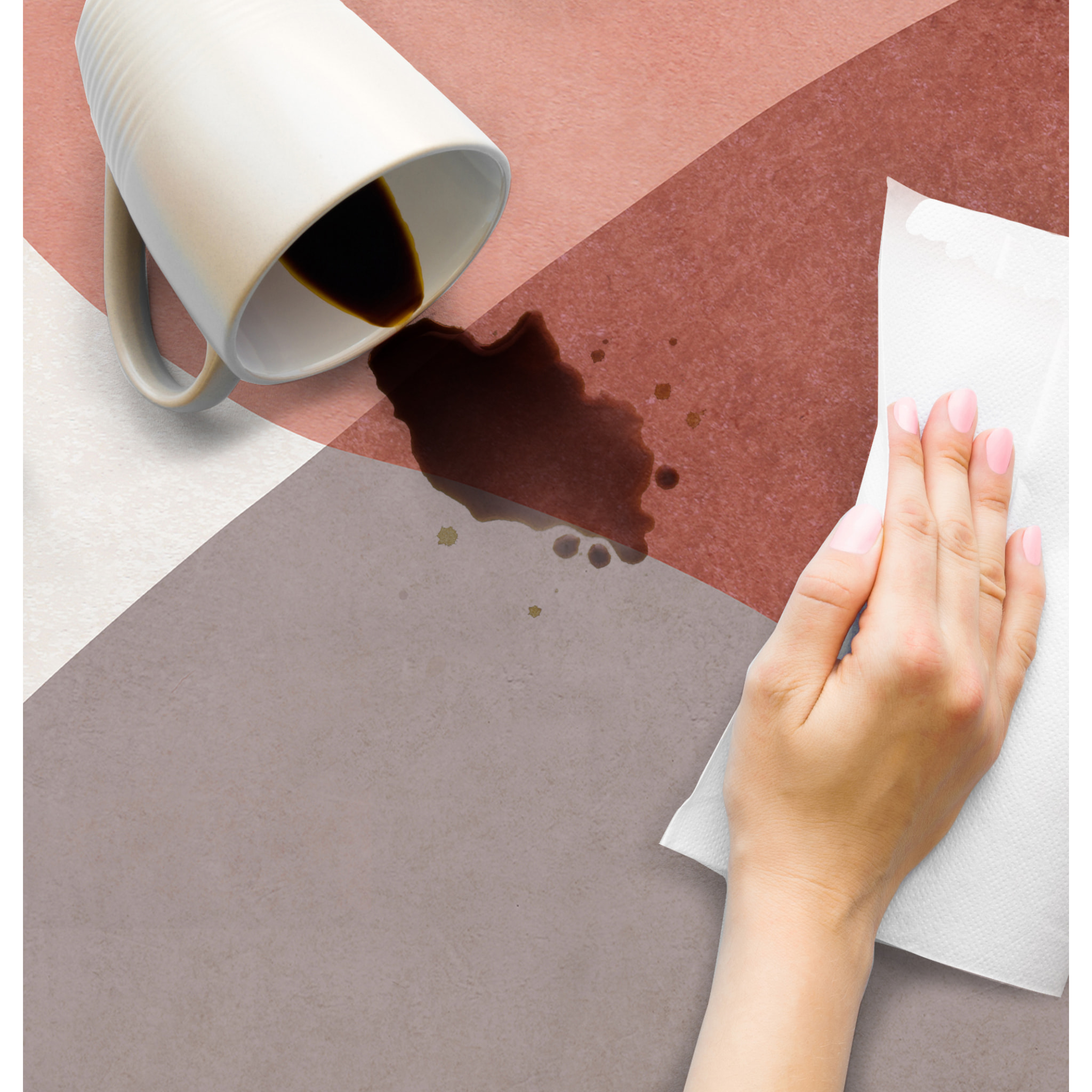 Alfombra de vinilo Eclipse azul 200x266 cm -PVC antideslizante, vinilica para cocina o salón, lavable, estilo abstracto