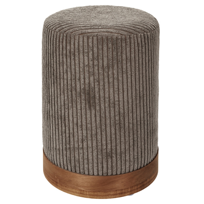 Pouf Cotele Scott Taupe