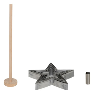 Emporte-pièces étoiles 7 pièces kit Noël