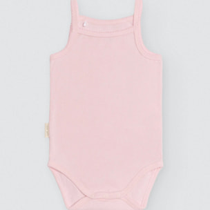 Body neonato basico con spalline sottili azzurre