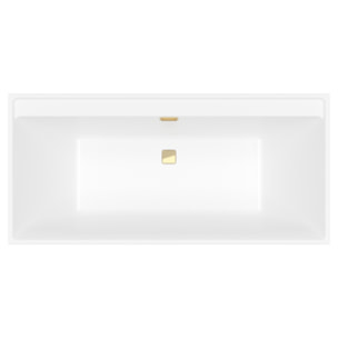 Baignoire droite antidérapante VILLEROY ET BOCH Collaro acrylique