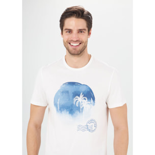 CONBIPEL T-SHIRT BIANCO LANA