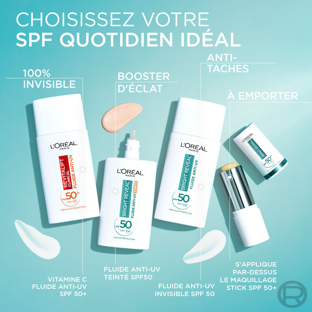 L’Oréal Paris Revitalift Clinical Fluide Anti-UV FPS 50+ Vitamine C 50 ml