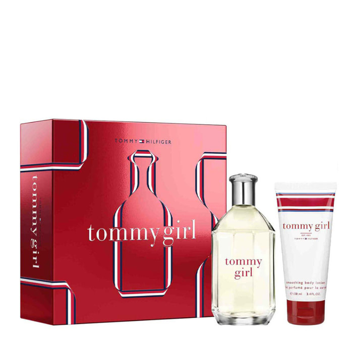 Tommy Girl - Coffret Eau de toilette 100ml + Lait Corps 100ml