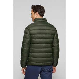 Chaqueta Chase ultralight verde oscuro con parche Rigby Go