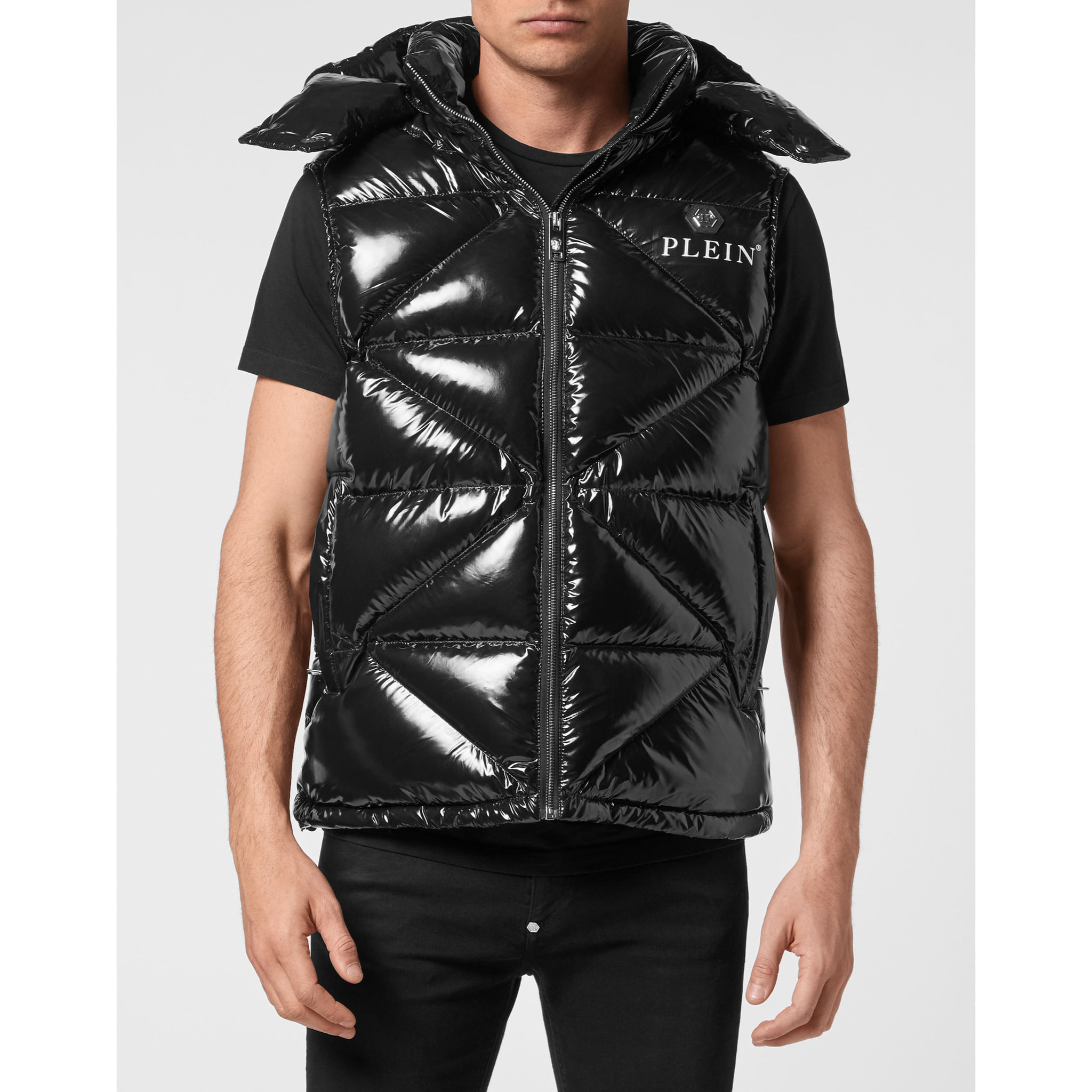PHILIPP PLEIN Down Jacket HEXAGON
