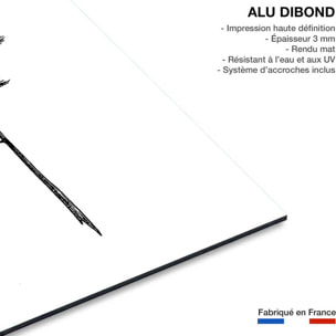 Tableau pin landais Tableau alu Dibond