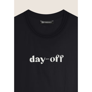 T-shirt girocollo donna slim fit in jersey elasticizzato