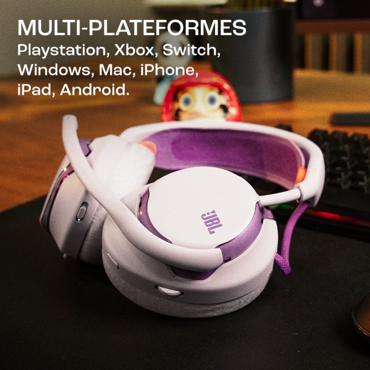 Casque gamer JBL Quantum 650 Violet