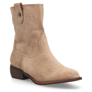 Botin de Tacon con Cremallera para mujer