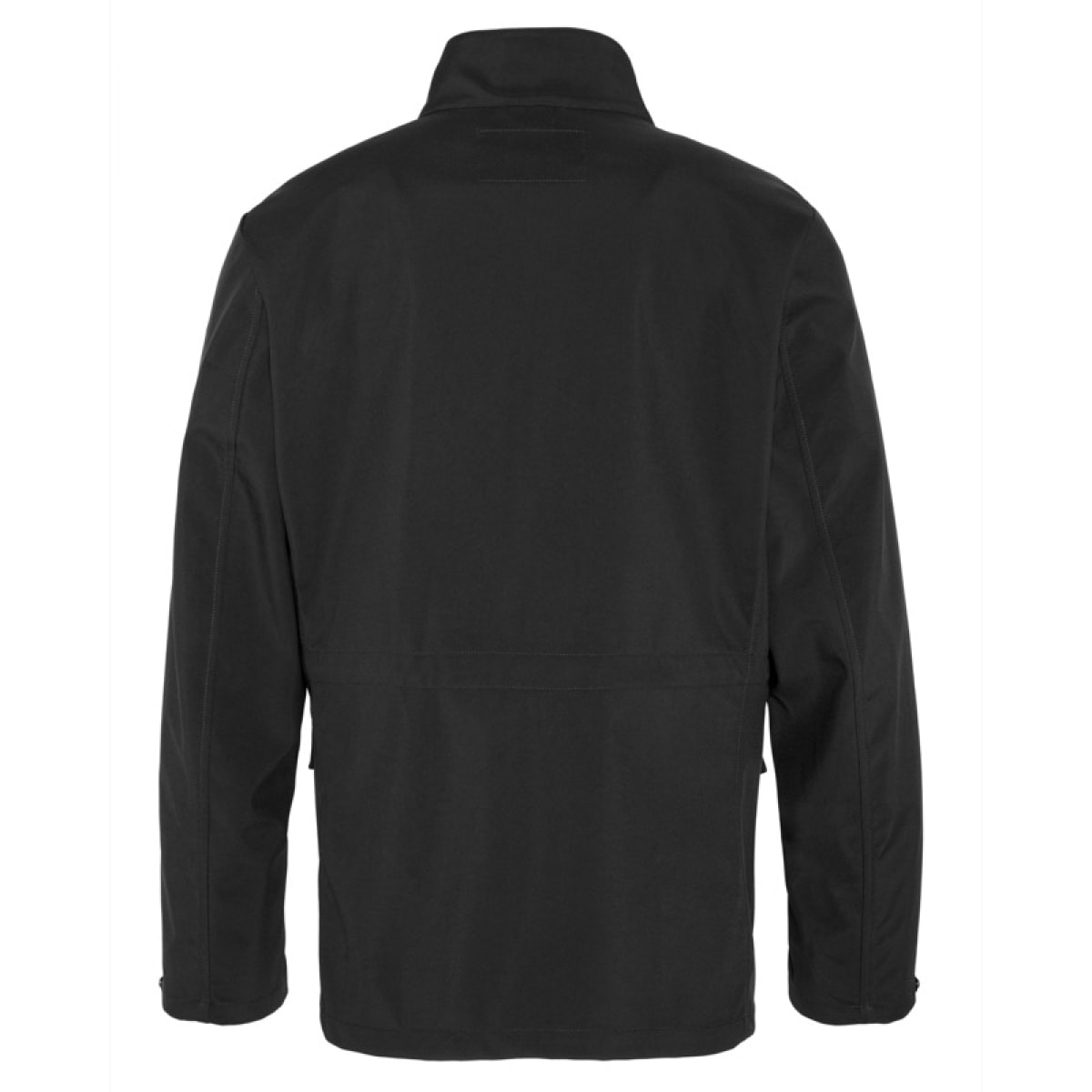 KONNOR FIELD JACKET IN SOFTSHELL WITH  SCHOTT NYC EMBROIDERY ON SLEEVE 100% POLYESTER Nero