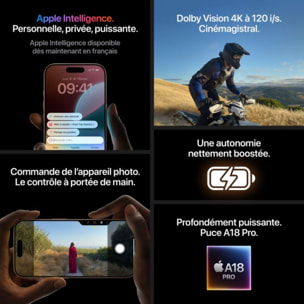 Smartphone APPLE iPhone 16 Pro Titane Sable 256Go