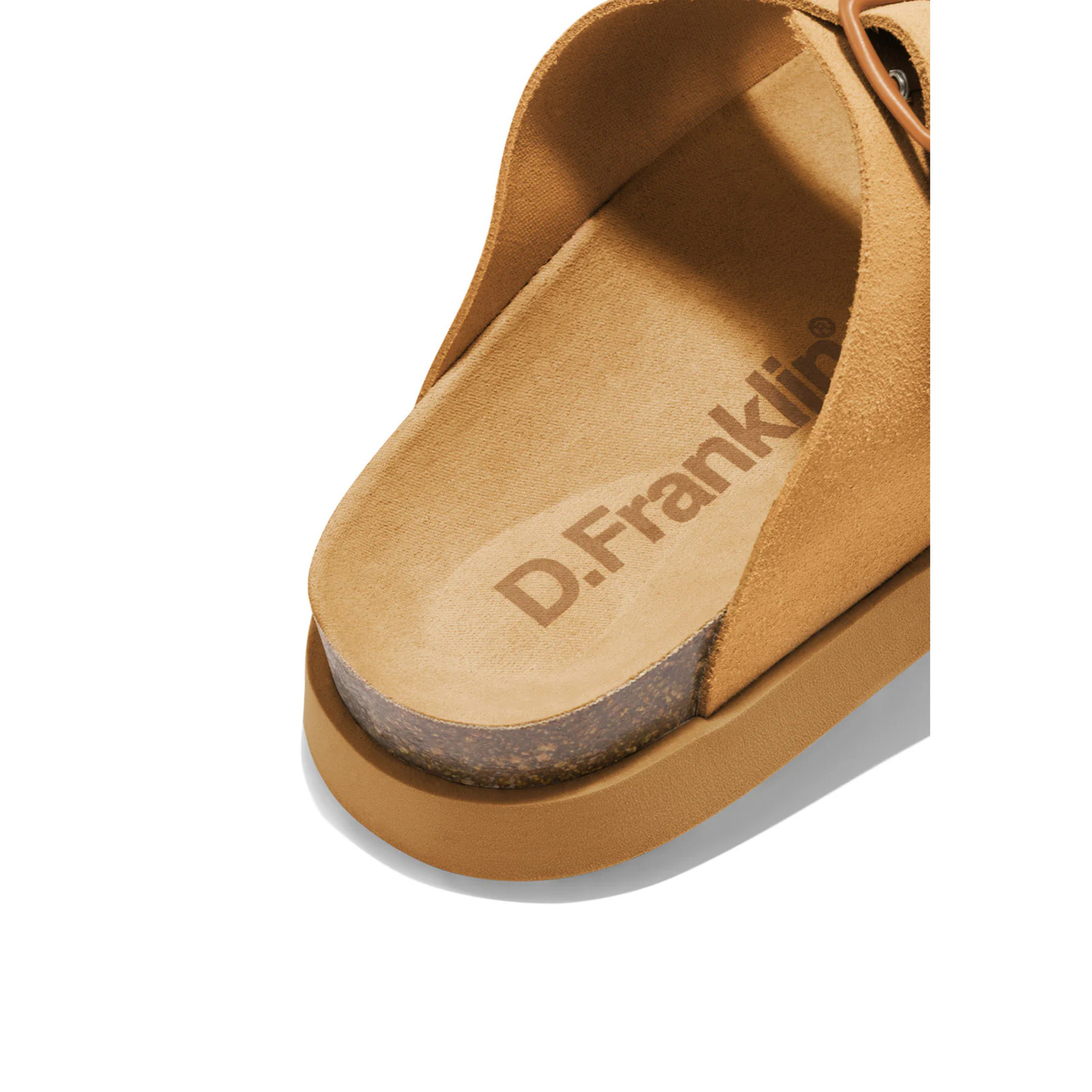 Sandalias Vibe Mujer Cierre Hebilla Color Tan