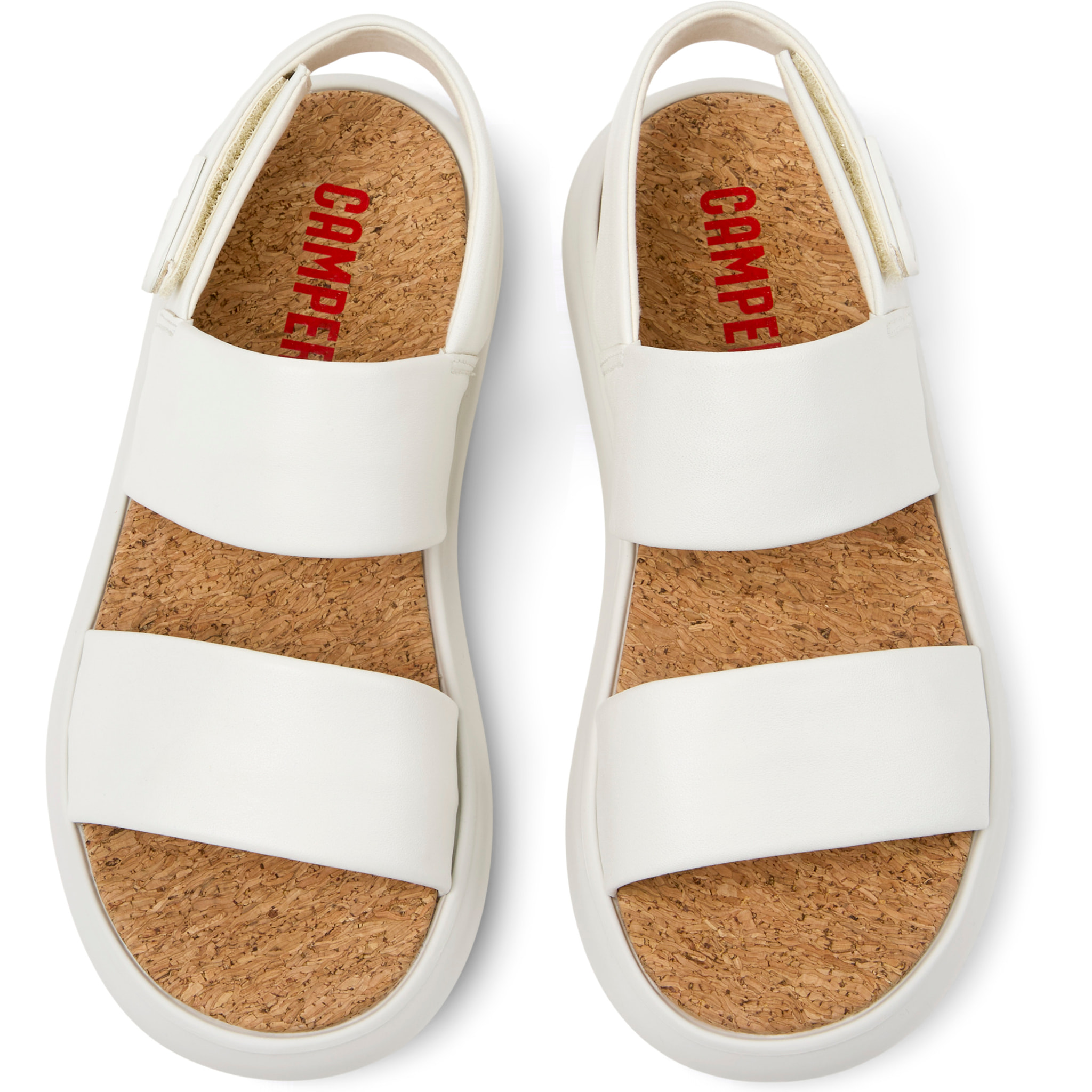 Sandali - CAMPER Pelotas Flota Sandal - Bianco - Pelle liscia