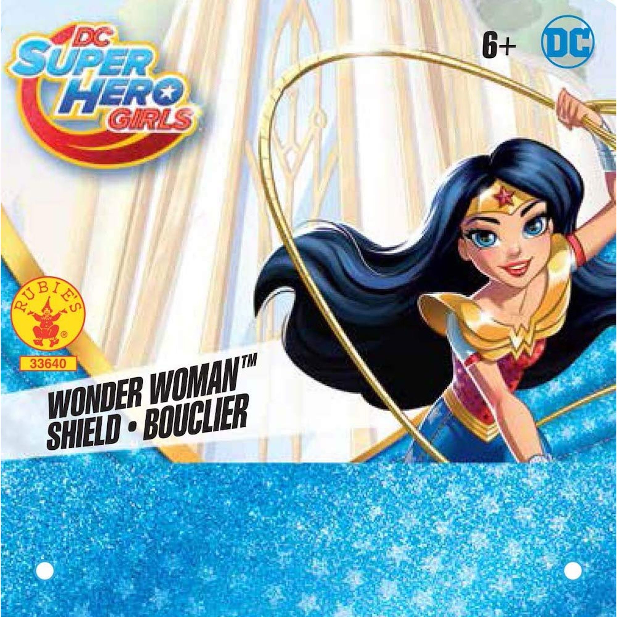 ESCUDO WONDER WOMAN GLITTER INF