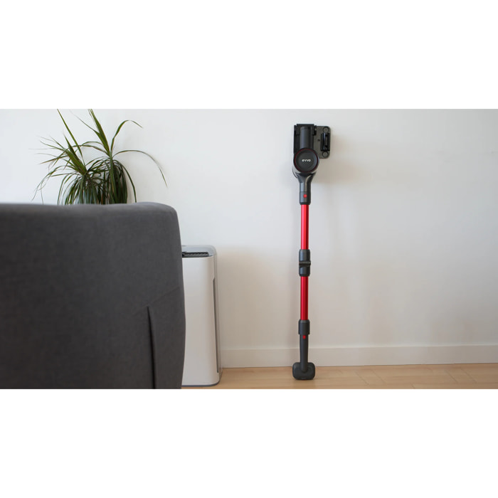 Aspirador sin cable Evvo Ai25, 200W, 45 minutos de autonomía, carga rápida, filtro HEPA