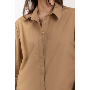Kocca - Camicia classica da donna in puro cotone a maniche lunghe Donna