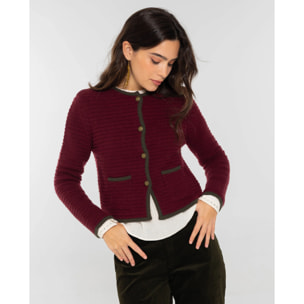 Chaqueta con bolsillos delanteros