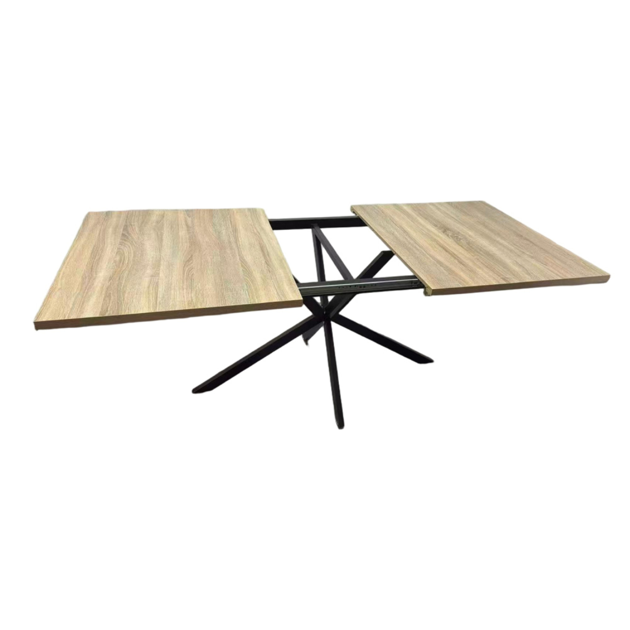 ENOLA Table extensible 8 personnes effet bois 200cm