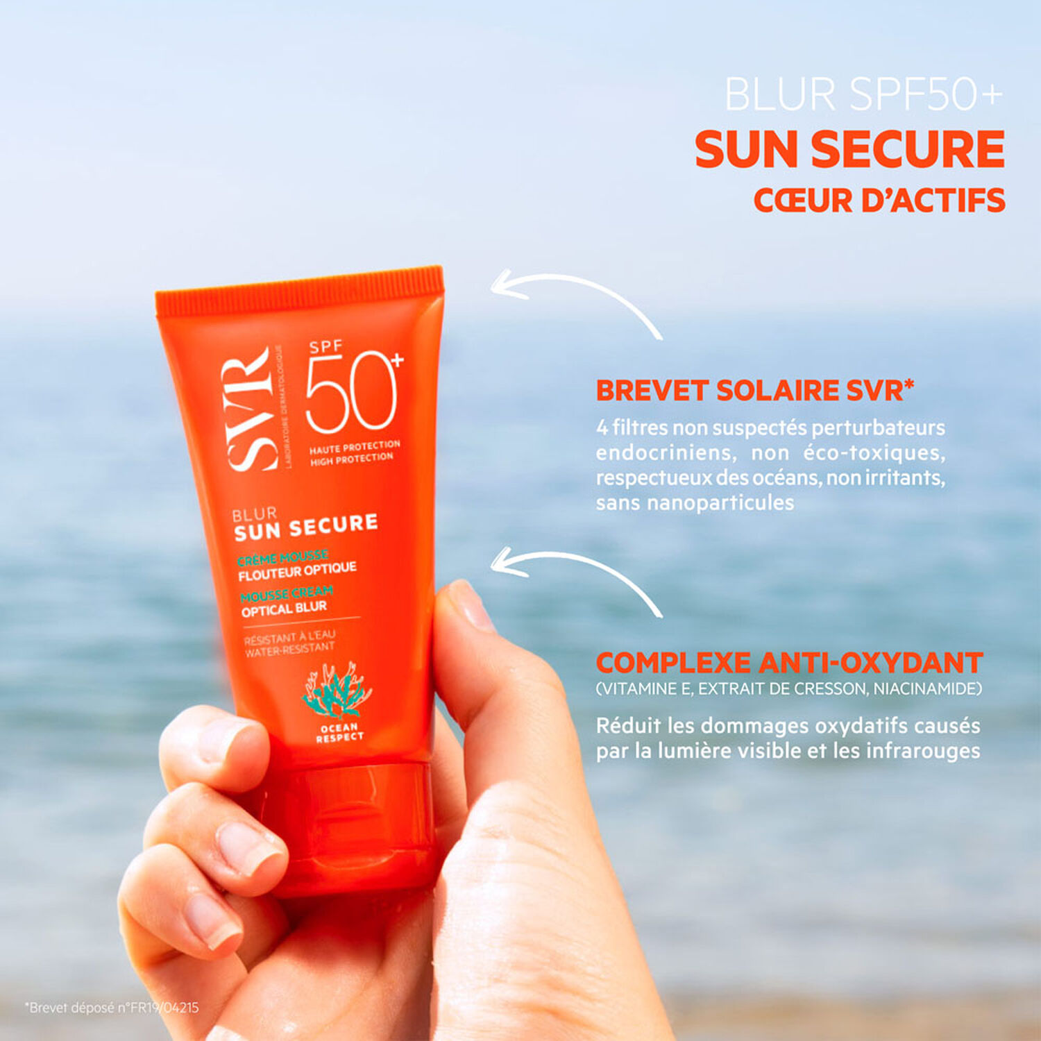 Sun Secure Blur SPF50+  - Crème Mousse Flouteur Optique 50 ml
