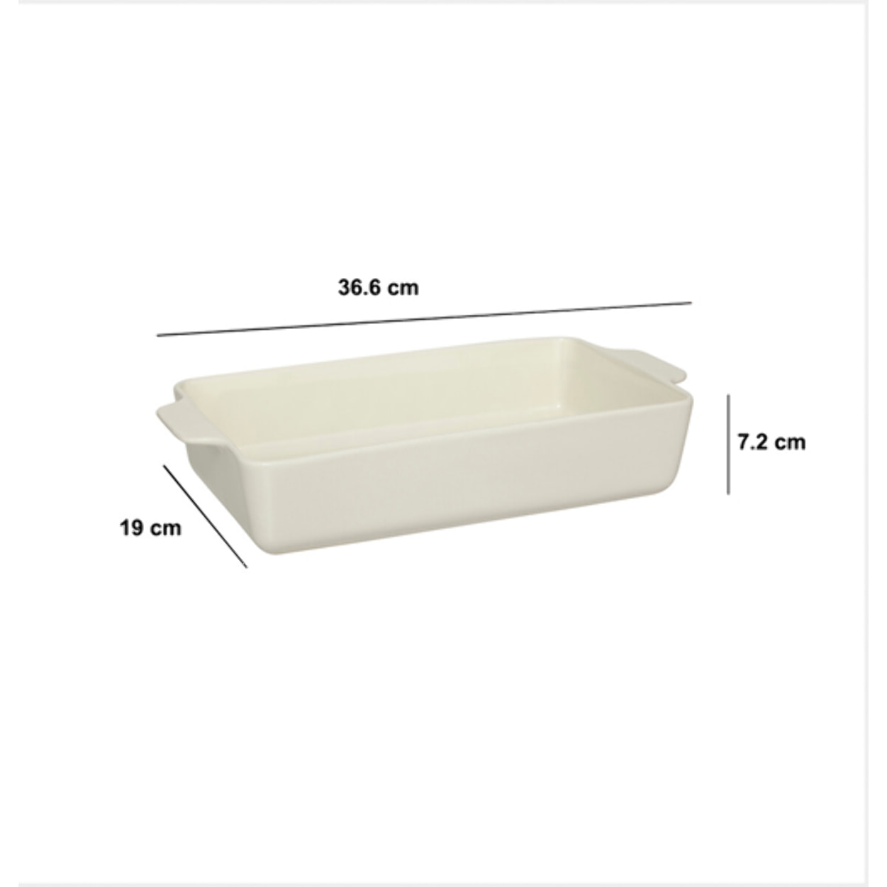 Plat à four en céramique 31x18cm