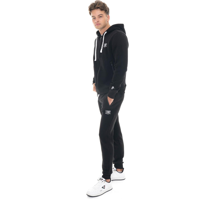 Pantalone sportivo invernale uomo con polsino al fondo Leone 1947 Soft Basic